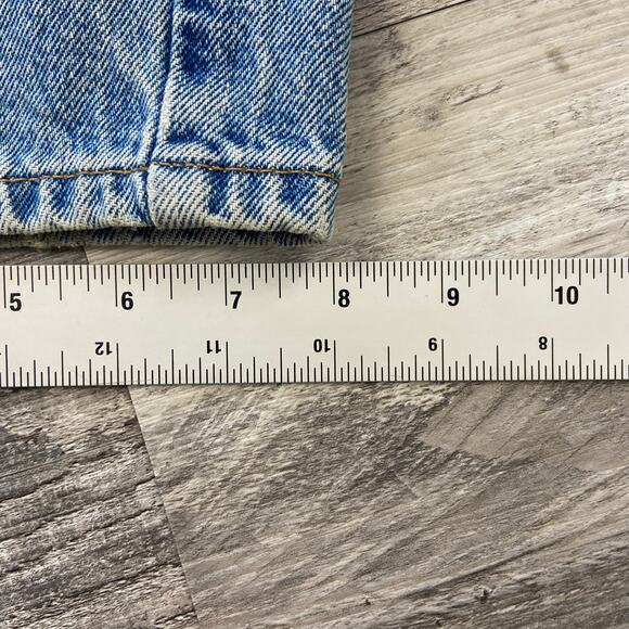 Vintage 90s Levis 550 Faded Blue Red Tab Mens 37x30 Relaxed Fit Denim Jeans - Picture 13 of 13